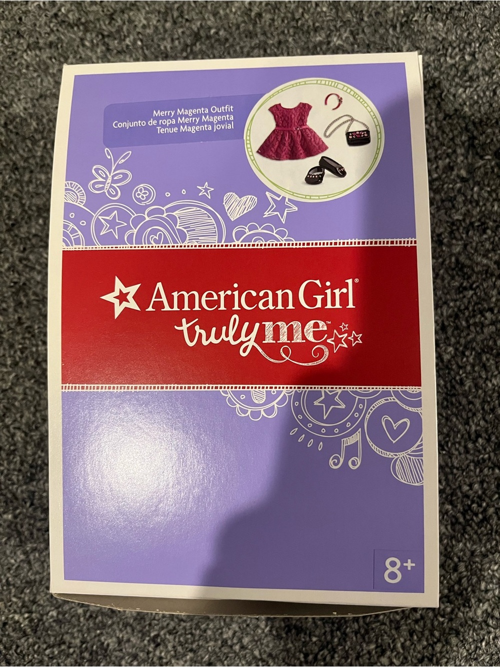 American Girl Doll Merry Magenta Outfit - Picture 2 of 2
